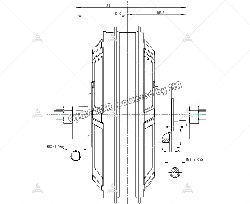 طقم محرك QSMOTOR QS273 V3 بقوة - مراجعة Qs273 Hub Motor 8000W 72V وسعره
