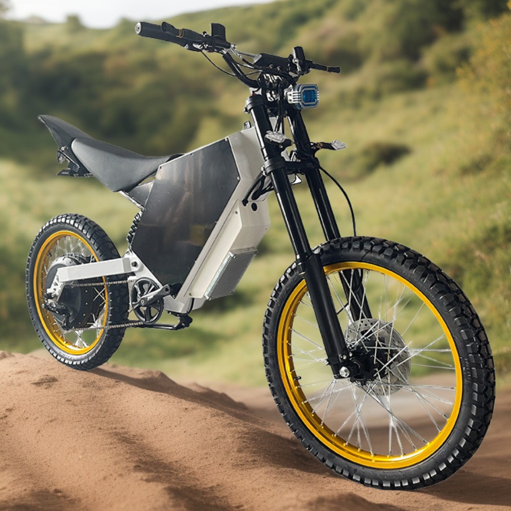 دراجة جبلية كهربائية بمحرك خلف - مراجعة 8000W Stealth Bomber Ebike وسعره
